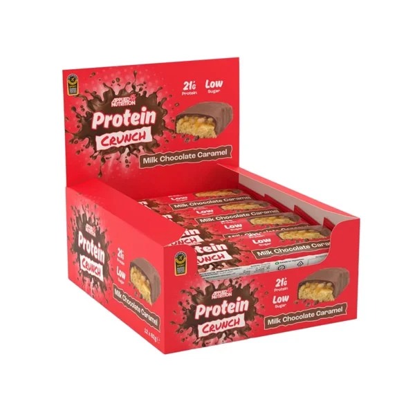 Thanh Protein Applid Nutrition Protein Crunch Bar Hộp 12 Bánh, 2 vị