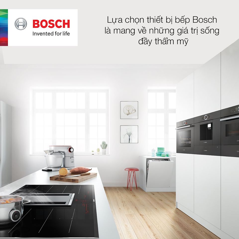 Lựa chọn thiết bị bếp Bosch Mang Về Những Giá Trị Sống Đầy Thẩm Mỹ