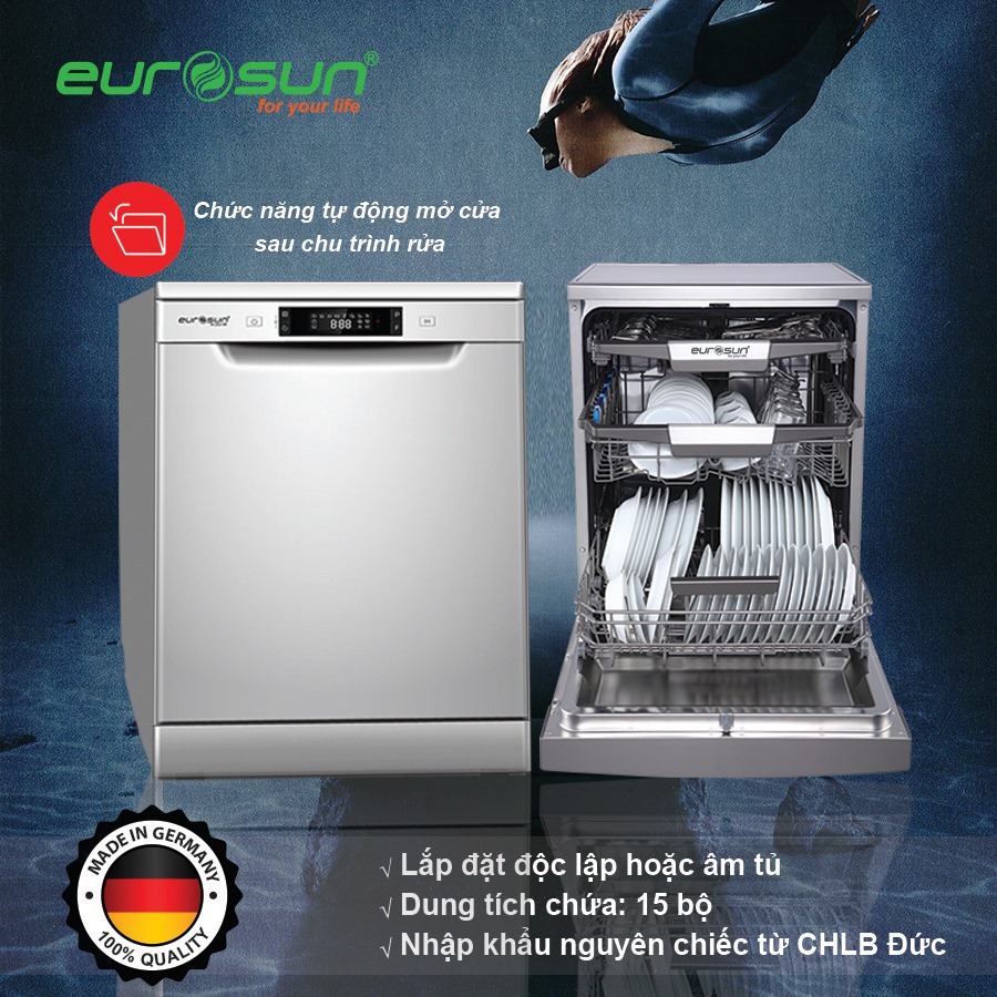 Những Tính Năng Vượt Trội Máy Rửa Bát Eurosun
