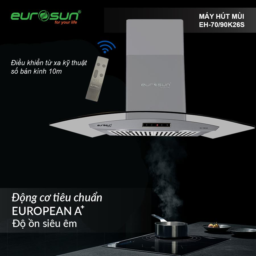 Đánh giá máy hút mùi Eurosun có tốt không?