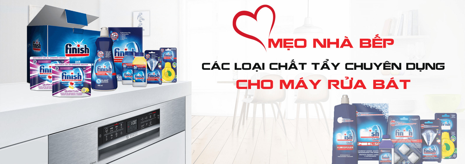 TÌM HIỂU CÁC LOẠI CHẤT TẨY CHUYÊN DỤNG CHO MÁY RỬA CHÉN