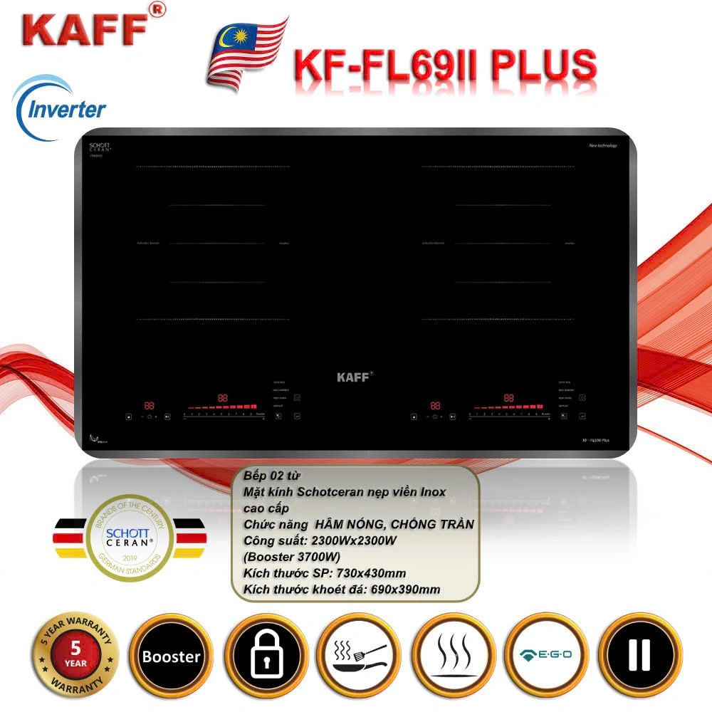 KAFF KF-FL69II Plus: Bếp Điện Từ Đẳng Cấp Cho Cuộc Sống Tiện Nghi Và Hiện Đại