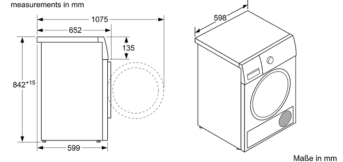 Máy Sấy BOSCH HMH.WTX87MH0SG|Serie 8