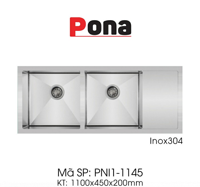 Chậu Rửa PONA PNI1-1145/ Inox