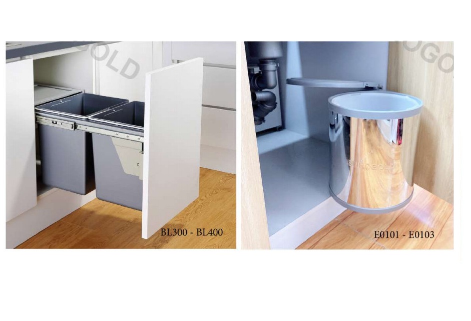 Thùng Rác Gắn Cánh EUROGOLD BL400