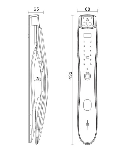 Khóa Điện Tử SHARP R6-FV