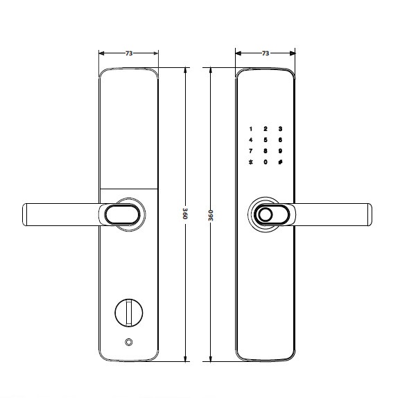 Khóa Điện Tử KASSLER KL-600PC APP