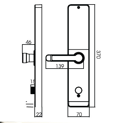 Khóa Điện Tử KASSLER KL-678 GOLD