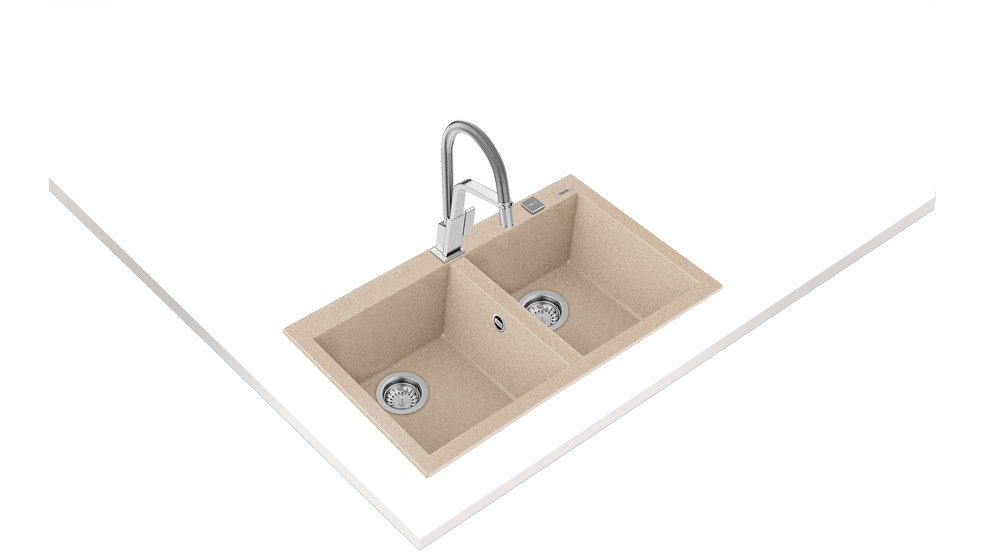 Chậu Rửa TEKA MEASTRO FORSQUARE 2B 790 (Beige)