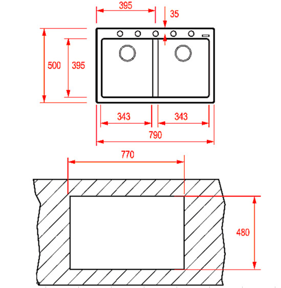 Chậu Rửa TEKA MEASTRO FORSQUARE 2B 790 (Beige)