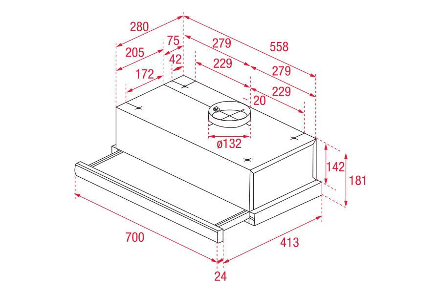 Máy Hút Mùi TEKA EASY TL 7310