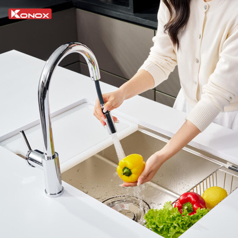 Vòi rửa bát KONOX Alto Smart Chrome