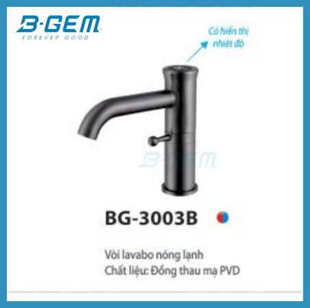 VÒI LAVABO HIỂN THỊ NHIỆT ĐỘ B-GEM BG-3003B