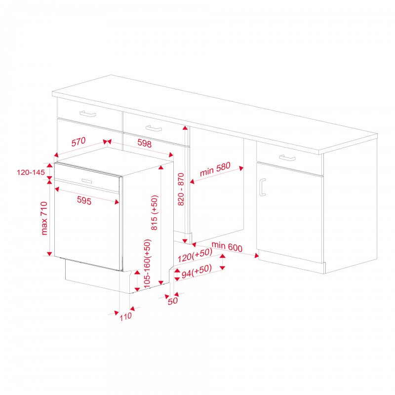 Máy rửa chén TEKA MAESTRO DSI 46750 SS