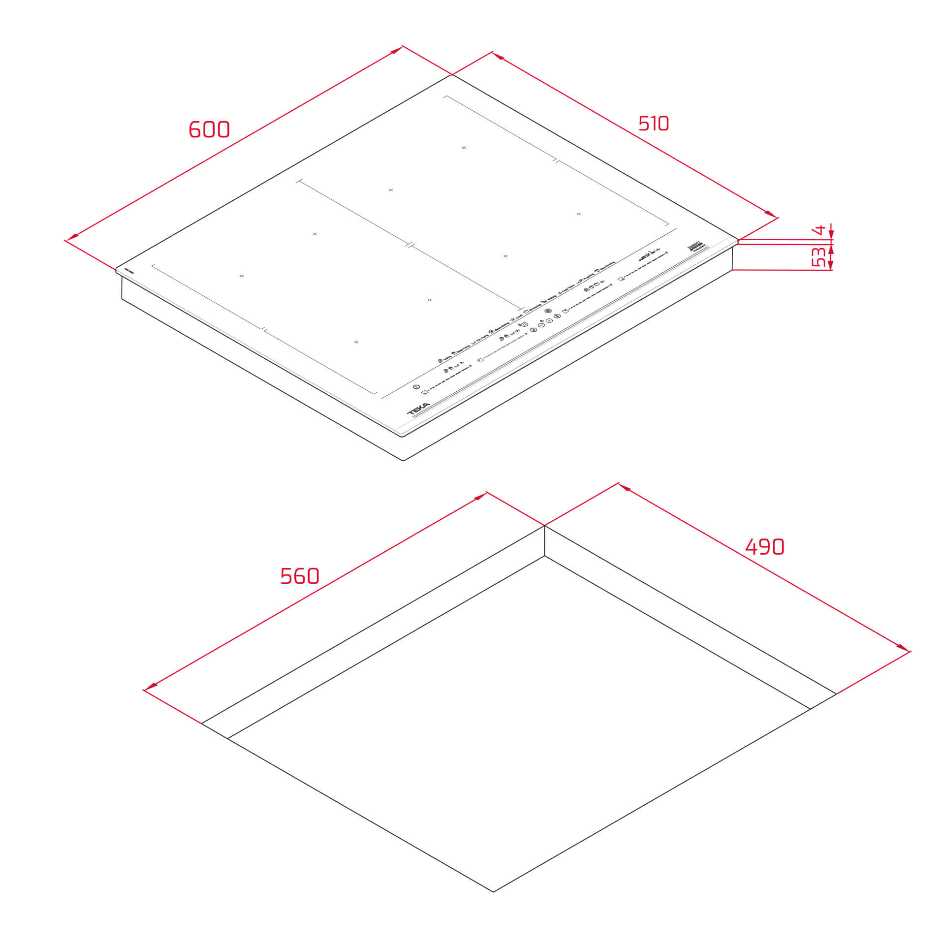 Bếp Từ TEKA MAESTRO DIRECTSENSE IZF 68700 MST