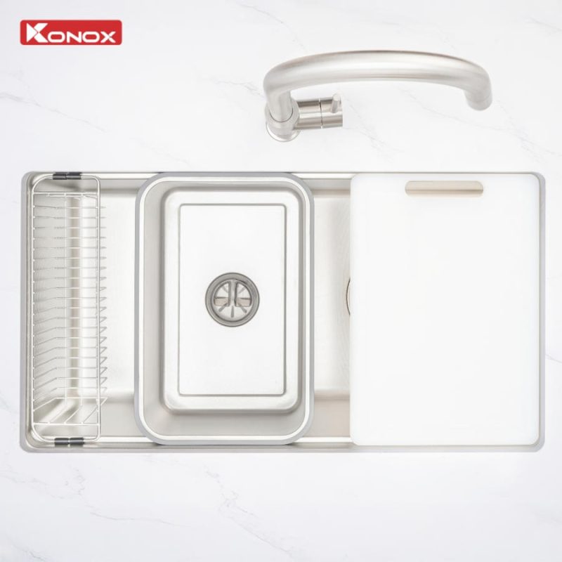 Chậu rửa bát KONOX Dekor JP8044SU-R