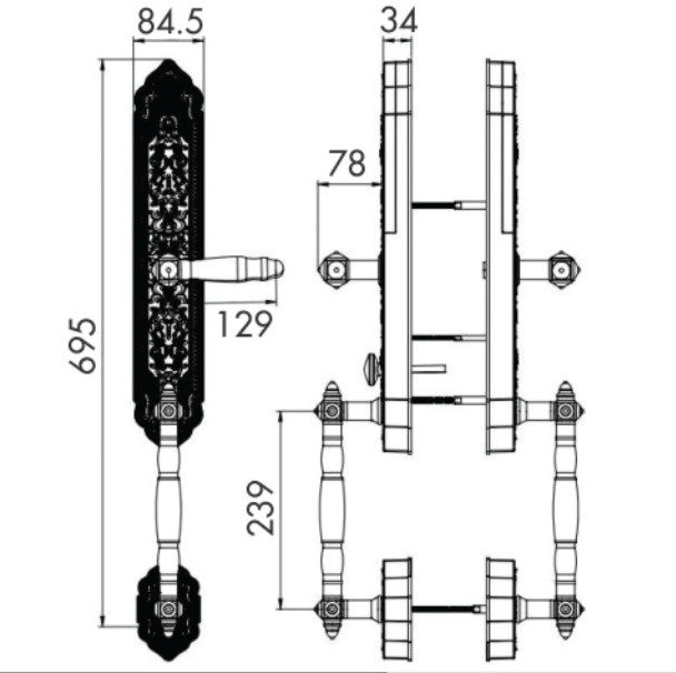 Khóa Điện Tử Hubert HB DS99F