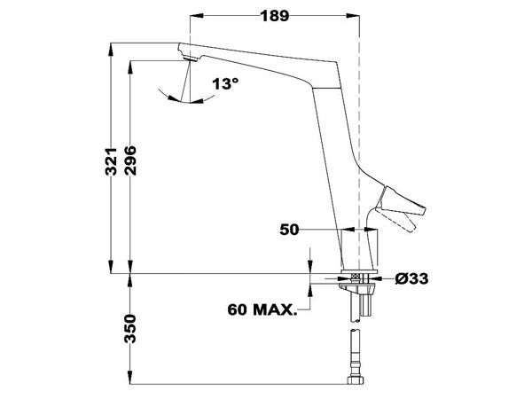 Vòi rửa TEKA MEASTRO SN 915