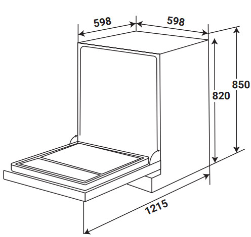 Máy Rửa Chén KAFF KF-S906TFT