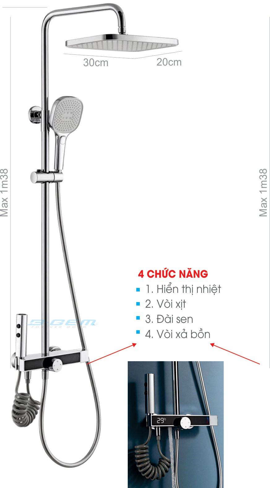 Cây Sen B-GEM B-1003A