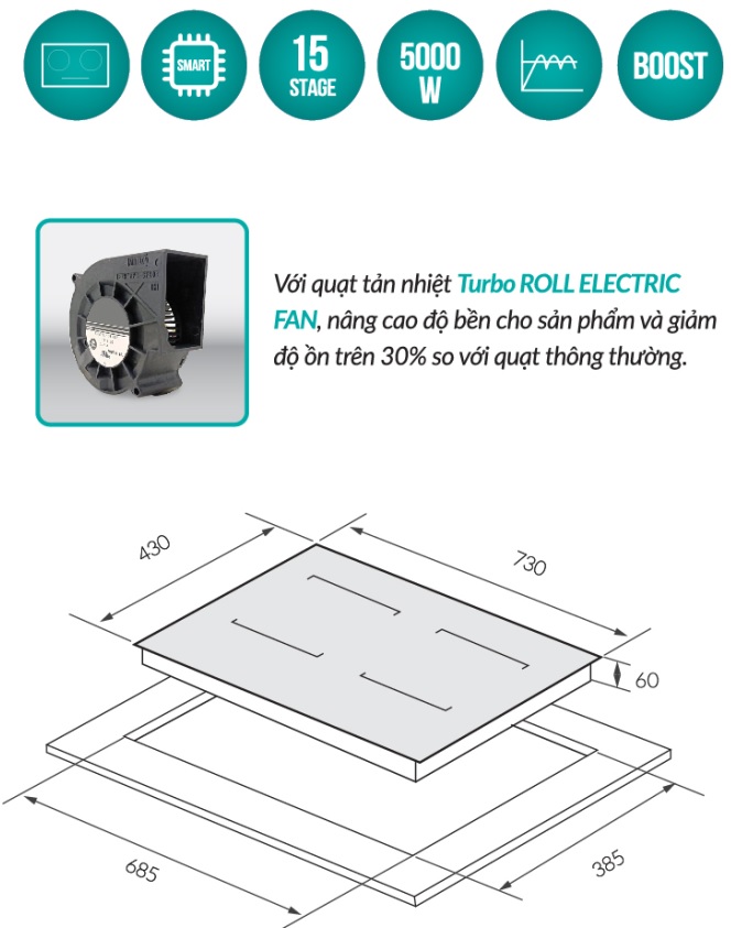 Bếp Từ GrandX GX IH675SE