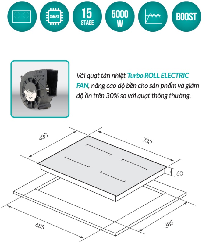 Bếp Từ GrandX GX IP676SE