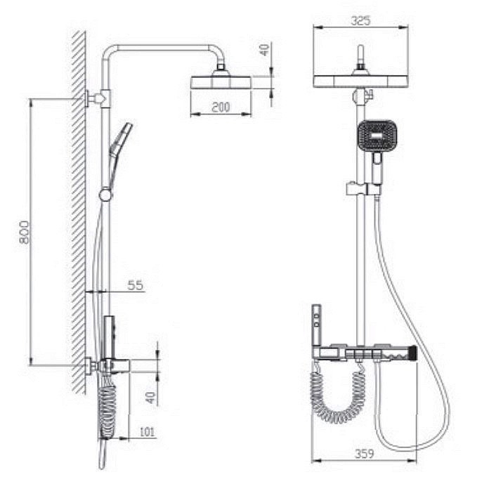 Sen Cây Phím Đàn Nóng Lạnh Hiển Thị Nhiệt Độ Cao Cấp B-GEM BG-999PRO