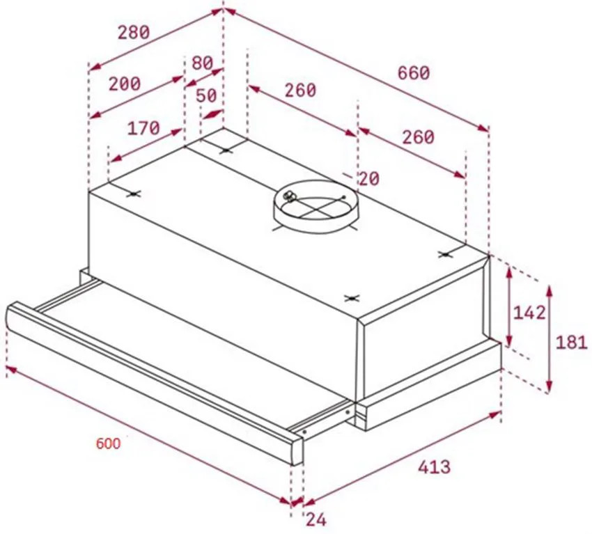 Máy Hút Mùi TEKA EASY TL 6420
