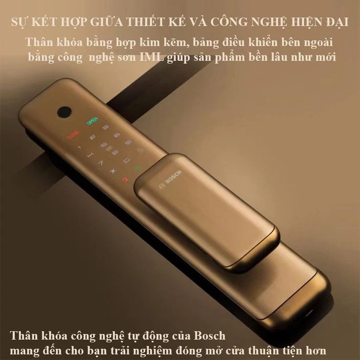 Khóa Điện Tử BOSCH EL500 EU AMBER GOLD