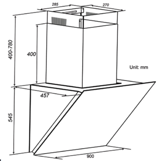 Máy Hút Mùi SPELIER SP-828V