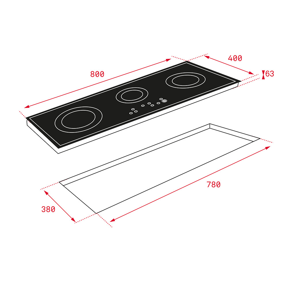 Bếp Điện TEKA MAESTRO TRC 83631 TCS