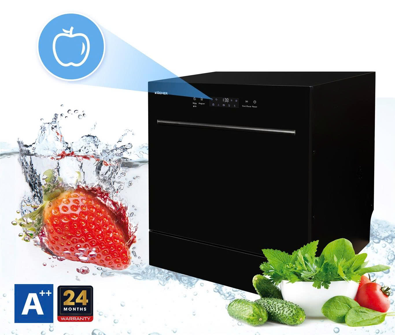 Máy rửa chén KOCHER KDEU-8839