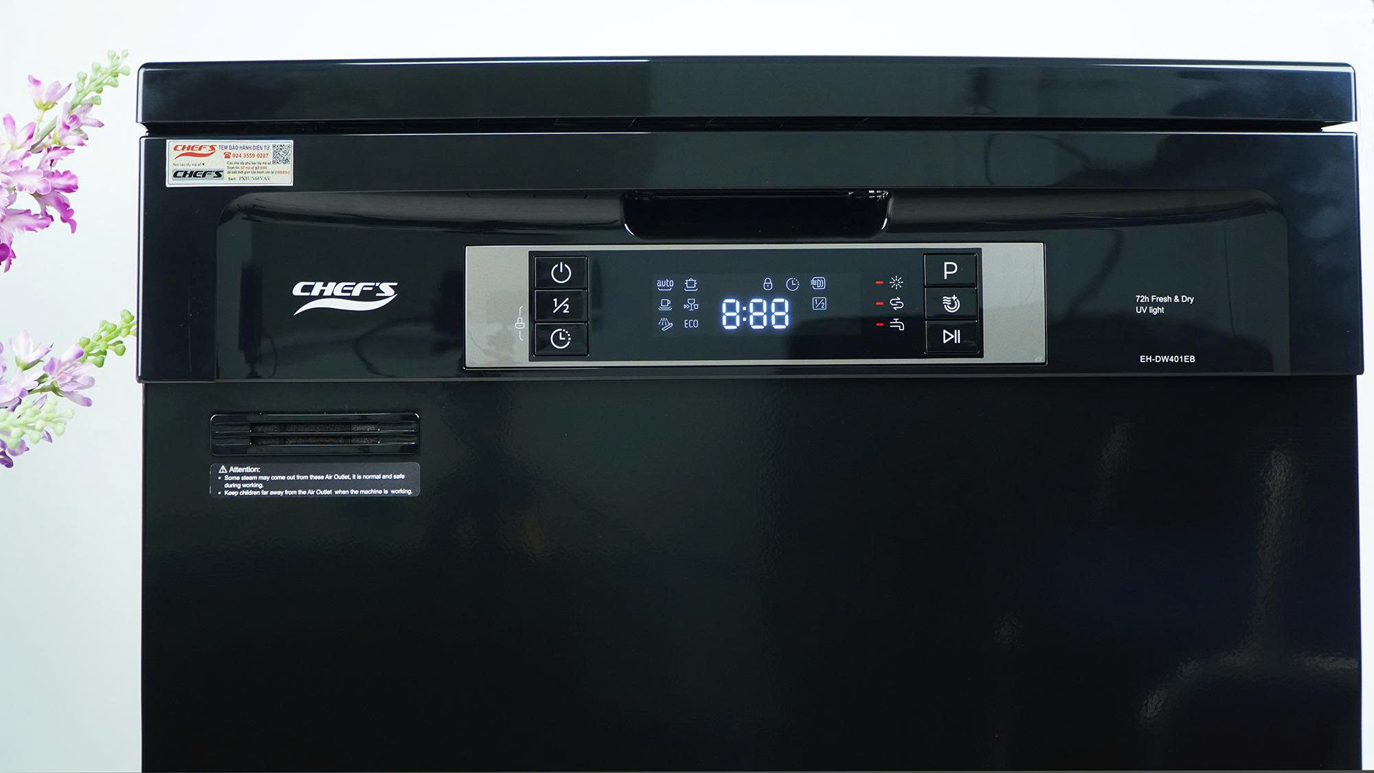 Máy rửa chén CHEFS EH-DW401EB