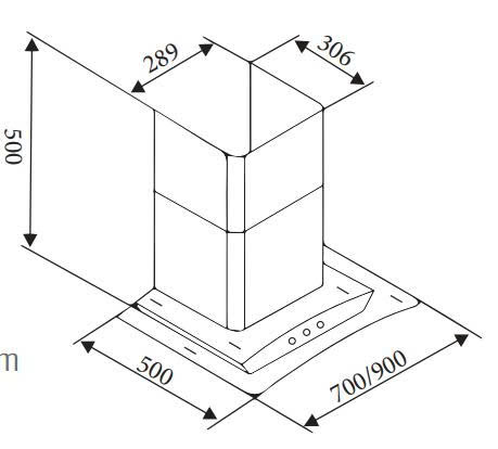 Máy Hút Mùi LATINO LT-C05/70 BLACK