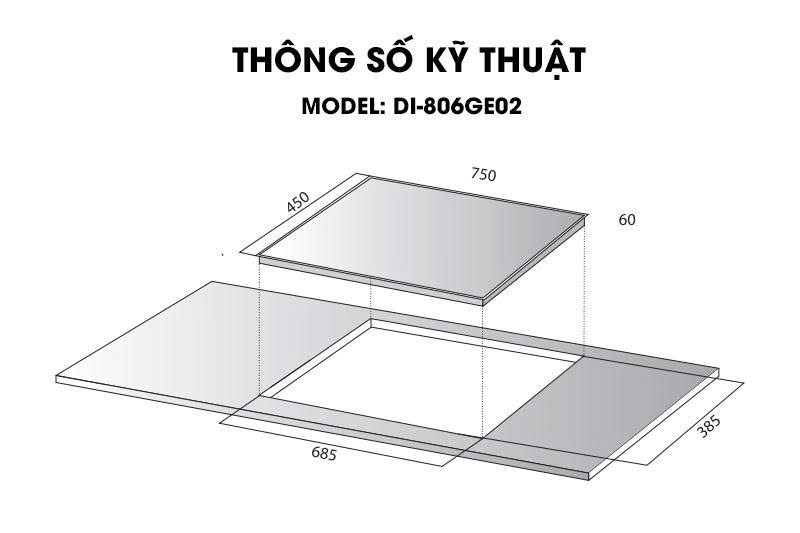 Bếp Từ KOCHER DI-806GE02