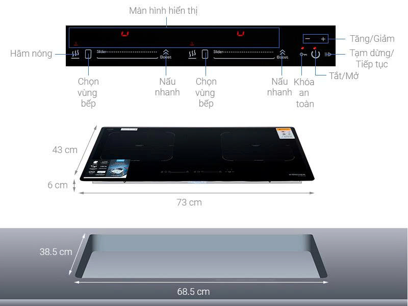 Bếp Từ KOCHER DI-881GE