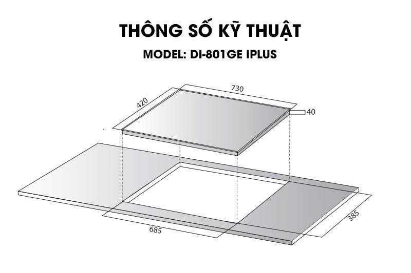 Bếp Từ KOCHER DI-801GE IPLUS