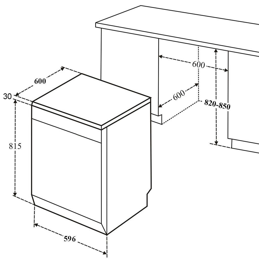 Máy rửa chén KOCHER KDEU-8835SE Series 6
