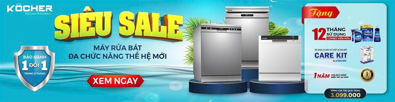 Máy rửa chén KOCHER KDEU-8838