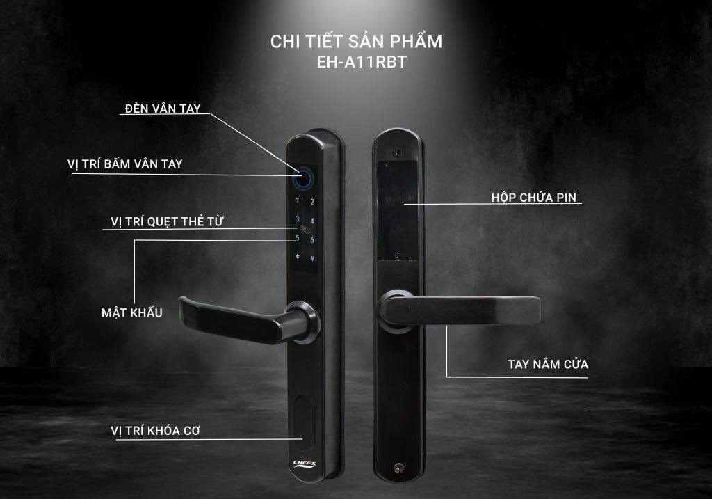 Khóa Điện Tử CHEFS EH-A11RBT