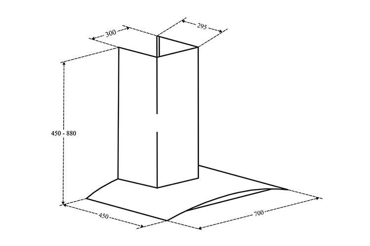 Máy Hút Mùi Eurosun EH-70K06S