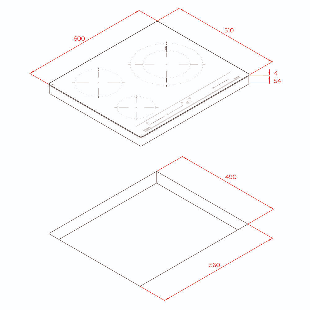 Bếp Từ TEKA EASY IBC 63015 BK MSS