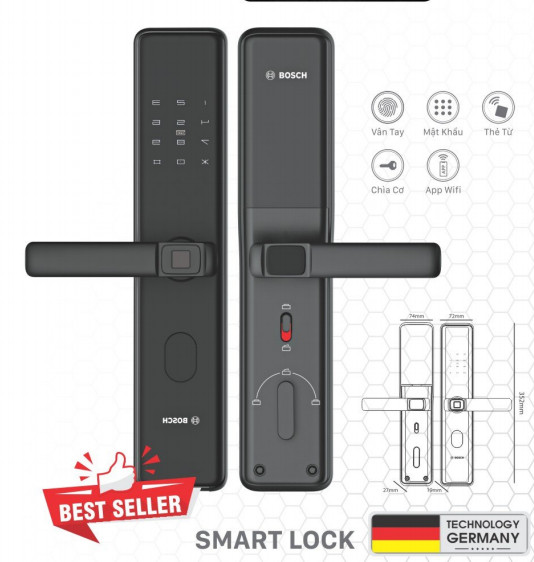 Khóa Điện Tử BOSCH ID30BKB