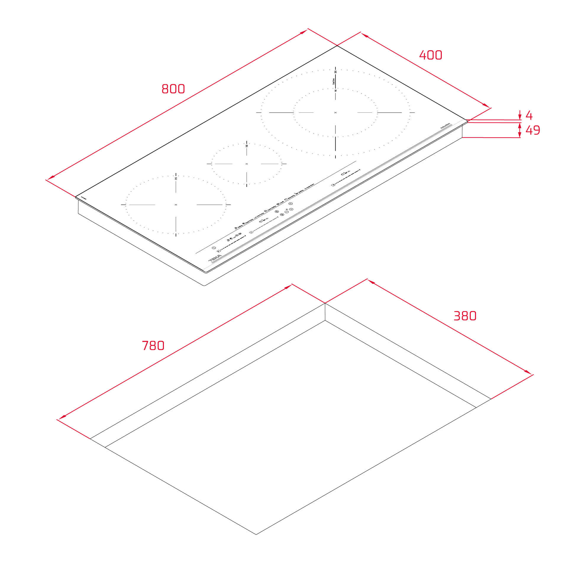 Bếp Từ TEKA MAESTRO IZC 83620 MST BK