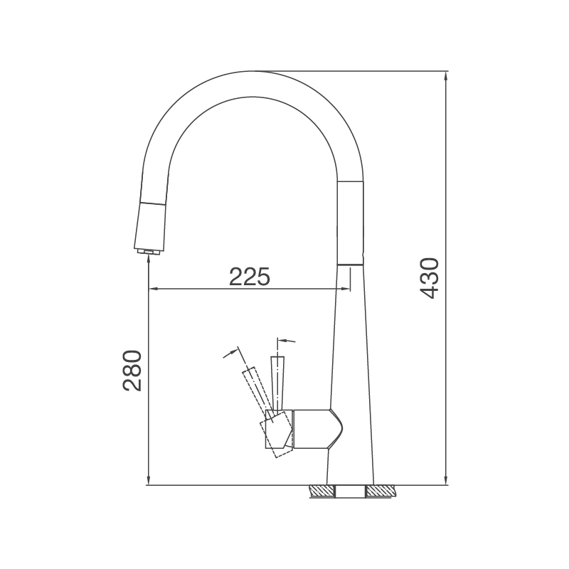 Vòi Rửa Malloca K095-SS