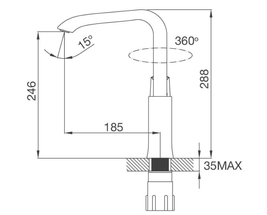 Vòi Rửa Malloca K290C