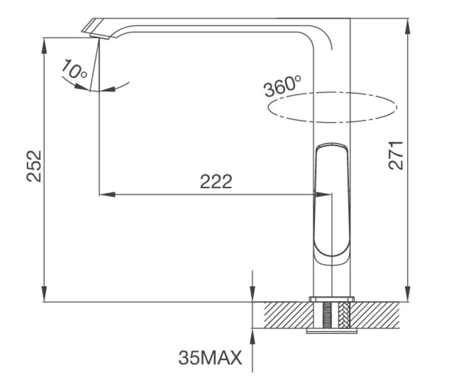 Vòi Rửa Malloca K82C