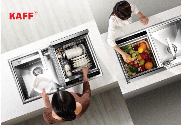 Máy Rửa Chén Kết Hợp Chậu KAFF KF-SWM6