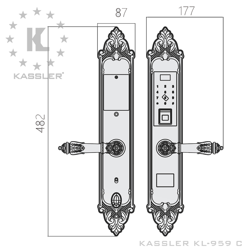 Khóa Điện Tử KASSLER KL-959C