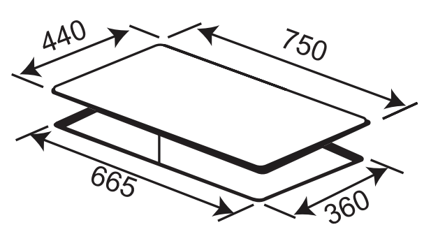 Bếp gas âm KAFF KF-212